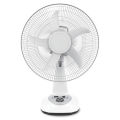 Defender 16 Inch PV-S8016 White Rechargeable Fan Desktop Table AC/DC Backup Electricity.