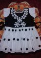 White & Black Fashionable Baby Girls Dress 1-10 Years - বাচ্চাদের জামা. 