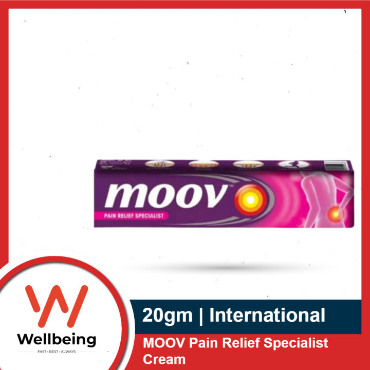 MOOV Pain Relief Specialist Cream 20g | Made in India
