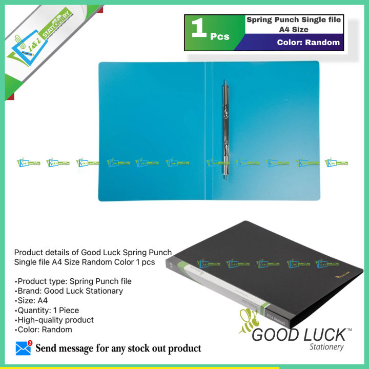 Good%20Luck%20Spring%20Punch%20Single%20file%20A4%20Size%20Random%20Color%201%20pcs%20-%20Image%202