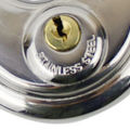 Padlock, Discus Lock Corrosion Resistant for Warehouses.