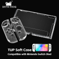【Pre-order】 DATA FROG TPU Soft Transparent Protective Case Frame Protector For Nintendo Switch Oled Game Console Accessories. 