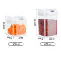 GC 7 Piece Food Storage Container Set With Marking Pen, Sticker, Measuring Spoon Durable And Impact Resistant Airtight Clear Canisters For Kitchen, Pantry.