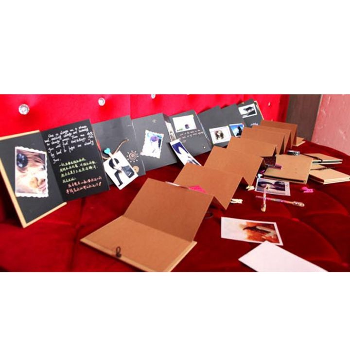 1%20Scrapbook%20Photo%20Album%20Retro%20Style%20Truck%20Cover%20Accordion%20Foldable%20Photo%20Album%20DIY%20Scrapbook%20Handmade%20Crafts%20-%20Image%202