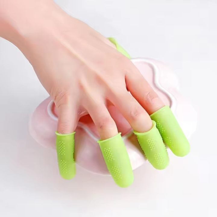 5Pcs/set%20%20Silicone%20Finger%20Protectors%20Covers%20Caps%20Cots%20Grips%20for%20Scrapbooking%20Sewing%20DIY%20Crafts%20Ironing%20Embroidery%20Needlework%20Sewing%20Thimble%20Paper%20Counting%20Document%20Sorting%20etc.%20-%20Image%203