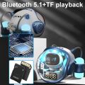 Space Sapsule Clock Wireless Bluetooth Speaker With Atmosphere Light.