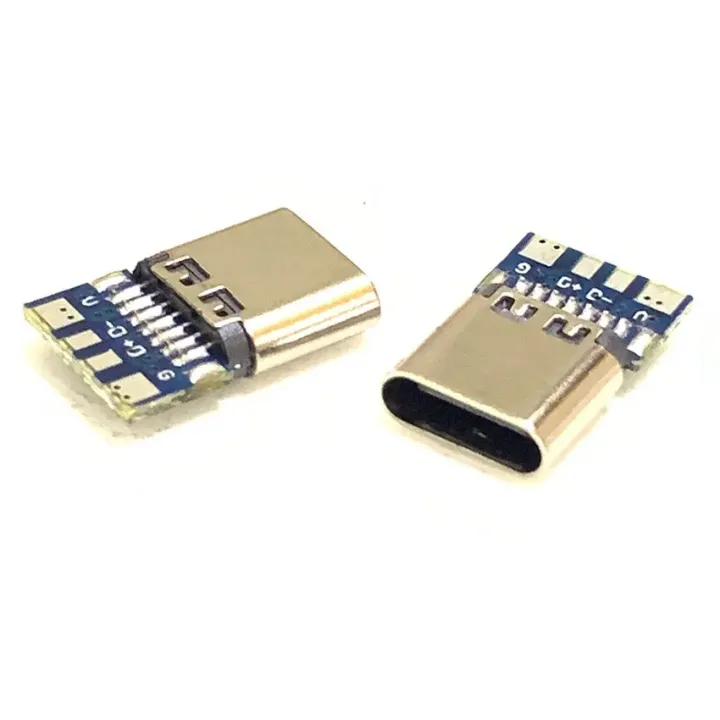 Haby%20Type%20C%20BREAKOUT%20Board%20Connector%2014%20Pin%20Female%20Sockets%20Type-C%20Welding%20Wire%204P%20With%20PCB%20Board%20Female%20Seat%20Charging%20Data%20Line%20Female%20Head%20Type%20C%20Mother%20Seat%20Adapters%20Type%20C%20Connector%20-%20Image%204