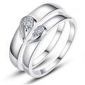 Love Promise Couple Rings Finger Ring Band for Men And Women Jewelry Promise Ring. 