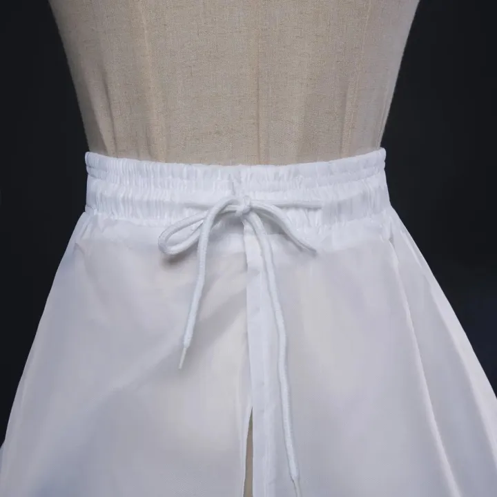 Women%20Crinoline%20Petticoat%203%20Hoops%20Skirt%20Elastic%20Half%20Slip%20A%20Line%20Underskirt%20for%20Wedding%20Ball%20Gown%20Bridal%20Dress%20-%20Image%203
