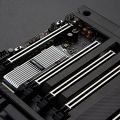 M.2 SSD Heatsink Cooler 2280 Solid State Hard Disk Aluminum Cooling Thermal Pad NVME NGFF Radiator Gray. 