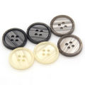 Hengc Chic Men Blazer Striped Gradient Resin Buttons For Clothing British Style Coat Sleeve Creative Decorations. 