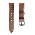 For Huawei Watch GT 3 46mm / GT Runner 22mm Tricolor Stitching Leather Watch Band. 