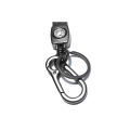 1 Pcs Royal Enfield Branded Motorcycle Leather Keychain Ring with Screwdriver – Metal Key Ring & Carabiner Clip. 