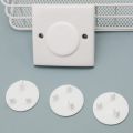 Plug Socket Covers White Baby Home Safety Outlet Covers Child Proof Plug Socket Protectors Guards Caps to Prevent Electric Shock 5pcs. 
