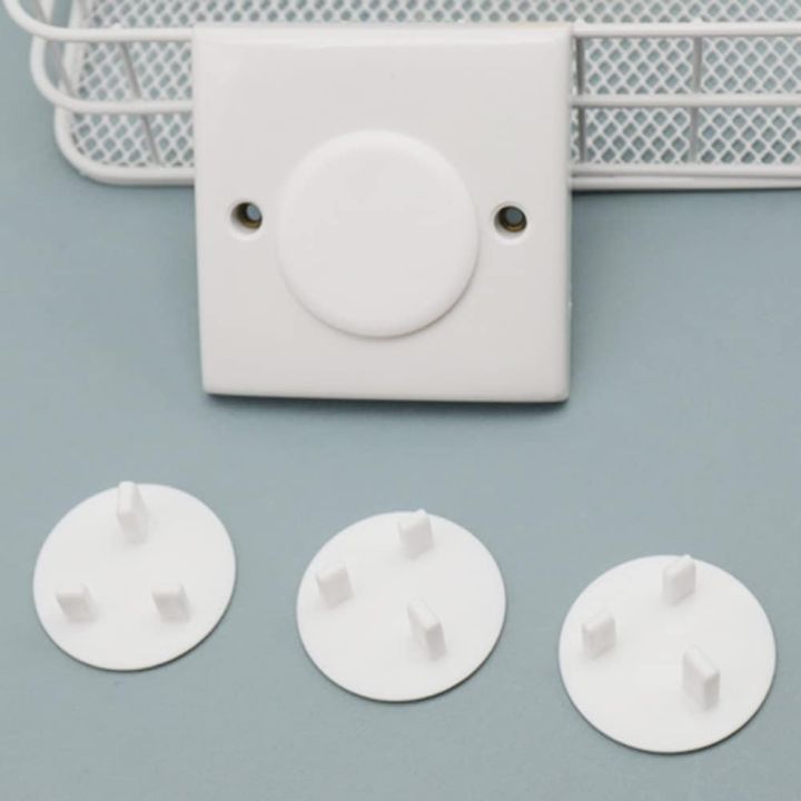 Plug%20Socket%20Covers%20White%20Baby%20Home%20Safety%20Outlet%20Covers%20Child%20Proof%20Plug%20Socket%20Protectors%20Guards%20Caps%20to%20Prevent%20Electric%20Shock%205pcs%20-%20Image%206