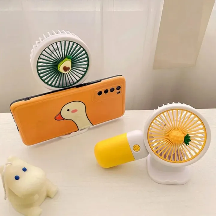 Cute%20Fruit%20Mini%20Hand%20Fan%20With%20Phone%20Holder,Summer%20Outdoor%20Cooler,%20USB%20Rechargeable%20Portable%20Handheld%20Fan%20for%20Student%20Pocket%20-%20Image%203