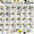 10cm 3d Mirror Wall Wedding Love Letters English Alphabet Home Decor Logo For Wall Home Red/black/gold/silver F.