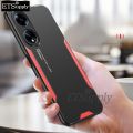 For Honor X5 Plus Phone Case Aluminum Metal Matte Cover Soft Silicone Frame Camera Protection Cover for Honor X5 Plus Back Cover.