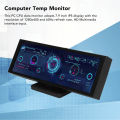 PC CPU Data Monitor 7.9 Inch IPS Customizable Theme Editor Auto Off USB Power Dimmable Computer Temp Monitor for GPU RAM. 