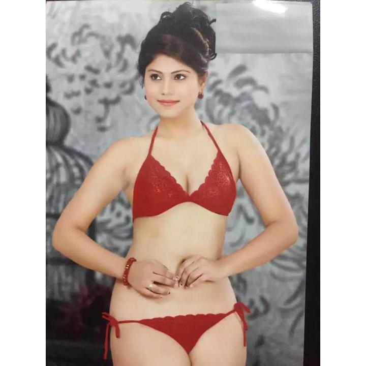 Women Underwired Padded Bikini Set 2 Piece Side Tie Swimsuit Swimwear