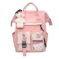 2021 Preppy Purple Backpack Women Waterproof Candy Colors Backpacks Fancy High School Bags for Teenage Girl Cute Travel Rucksack. 