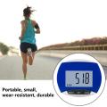 Touch Button Compact Running Exercise Pedometer Calorie Counting Mini Pedometer Sensitive Running Use.