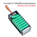 21x18650 Battery Power Bank Case Charger Box Holder Super Headlights Detachable DIY Mobile Power kit Charging Bank Shell.