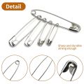 Safety Pins Mixed Set (Golden12+ Silver12) 24 Piece. 