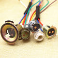 Wires Motorcycle Headlight Lights Bulb Socket Lamp Holder Wire Harness Adapters For Motorbike. 