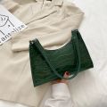 Women's Bag Fashion Brand Design Zipper Shoulder Bags Ladies Korean Handbag PU Leather Casual Stone Grain Square Bags For Female. 