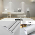 Customizable Width Self-Adhesive Wallpaper, Vinyl Solid Color Waterproof Sticker,Home Kitchen Furniture Decoration Contact Paper.