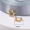 Thick Metal Hoops Earrings Statement Piece Y2k Style Irregular Shape Wave Hoop Earring Cold Color Exaggeration Design Metal Hoop Earring for Daily Wear Party Accessory Street Style Fashion Gift For. 