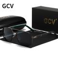 GCV 2021 Brand Classic Pilot Square Polarized Sunglasses Metal Frame Men's Driving Male Sun Glasses Eyewear UV Blocking Luxury. 