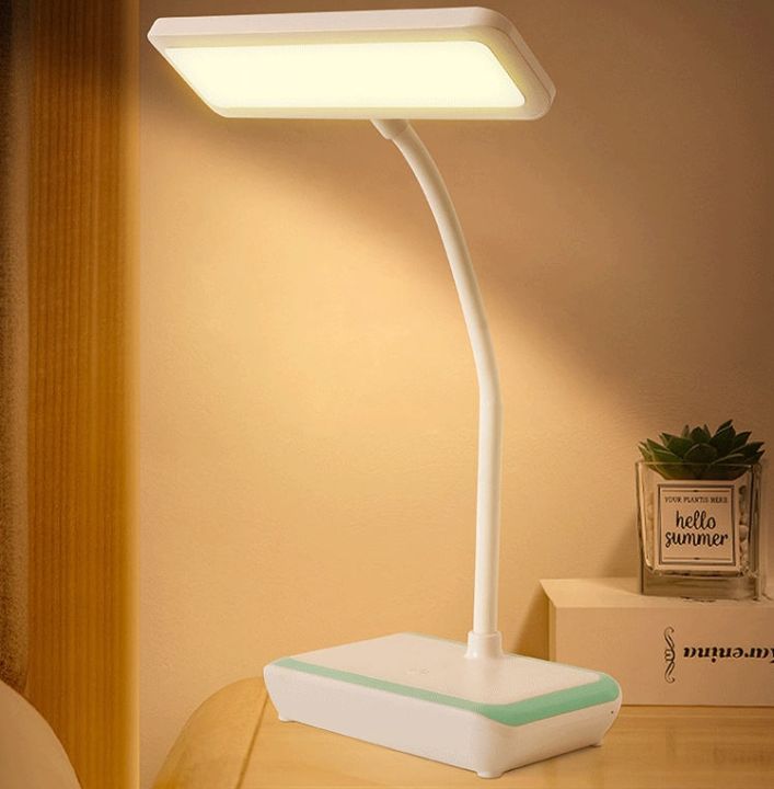 WEIDASI RECHARGABLE AC /DC DUAL BATTERY EYE PROTECTOR DESK LAMP WD-6048