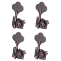 Guitar Vintage Open Bass Guitar Tuning Key Pegs Machine Red Bronze. 