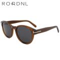 Fashion Polarized Tom Wholesale Sunglasses in Bulk for Men Women Luxury Brand Round Sun Glasses Italy Acetate Anti-glare UV400. 