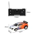 【Crazy Womonan】Coke Can Mini Cans RC Car Battery Operated Plastic Remote Control Racing Vehicle with Roadblocks Micro Racing Car Christmas Gift. 