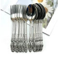 Stainless steel spoon 6 inches 24 pieces Set (12 piece Tea Spoon and 12 piece frock Spoon) for kitchen and dining..