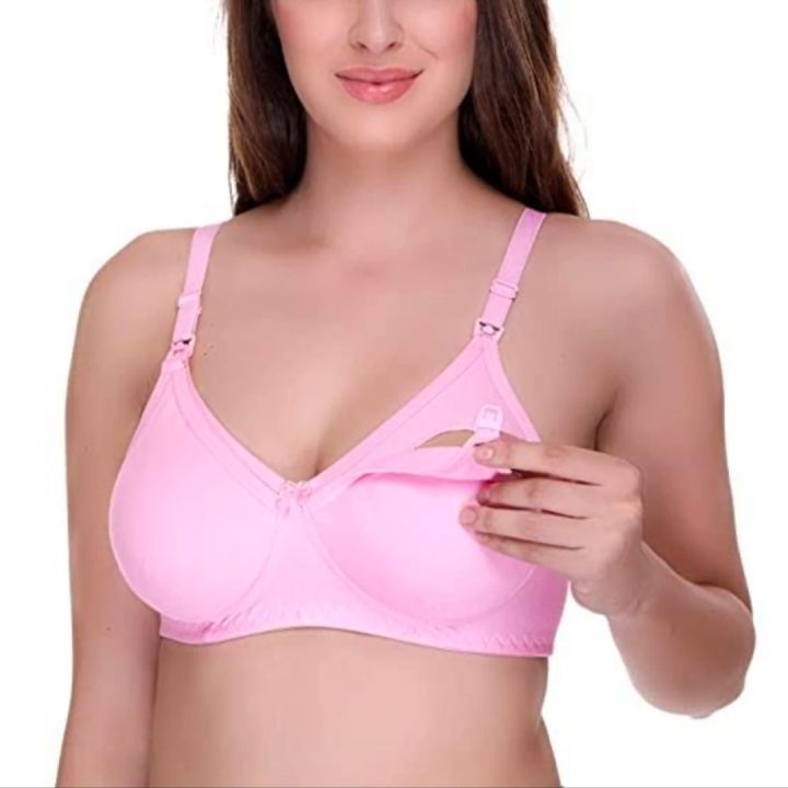 Imported Soft Cotton Maternity Bra For New Born Baby Feeding(One Piece)