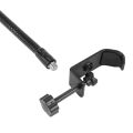Flexible Gooseneck Microphone Stand with Desk Clamp for Radio. 