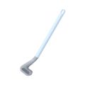 5-Color Golf Silicone Toilet Brush With Stand Set Long Handle Toilet Cleaning Brush Modern Sanitary Bathroom Accessories-39x7.5x5cm black. 