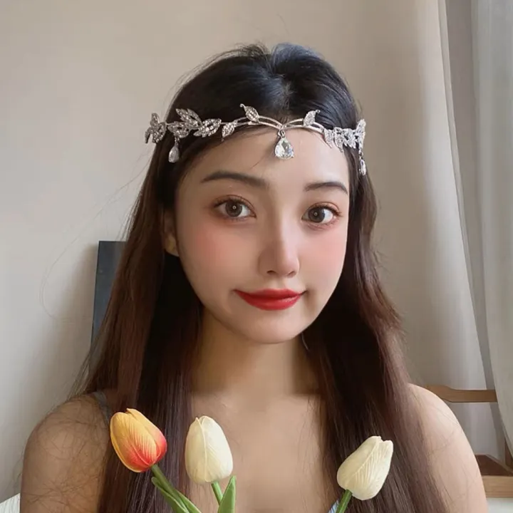 Fashionable%20Elf%20Crown%20Elegant%20Hair%20Band%20Rhinestone%20Wedding%20Tiara%20for%20Women%20Princess/Party%20Hair%20Accessories%20-%20Image%204