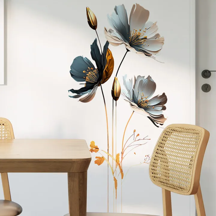 Beautiful%20Flower%20Wall%20Sticker%20For%20Living%20Room%20Background%20Decor%20Decals%20Bedroom%20Beautify%20Home%20Decoration%20Self-adhesive%20Wallpaper%20-%20Image%204