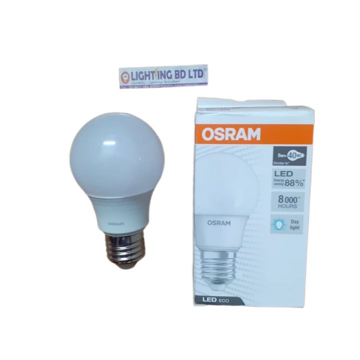 OSRAM 5W LED Bulb 220V AC Daylight PRC