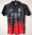 IPL RCB Royal Challengers Bangalore 2023 New Jersey With Collar Short Sleeves.