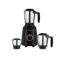 Bajaj Military Series Finesse 750W Mixer Grinder | 3 Stainless Steel Military Grade Jars*, DuraCut Blade,Midnight Black, 750 watts. 