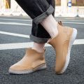 Fashion Short Boots Rain Boots Men's Non-Slip Waterproof Shoes Thickened Kitchen Rubber Shoes Car Wash Floor Wear-Resistant Rubber Boots.