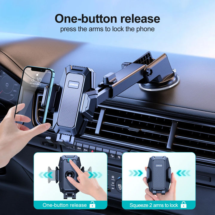 JOYROOM%20JR-ZS285%20Universal%20Phone%20Holder%20360%20Degree%20Rotation%20Car%20Dashboard%20Mount%20Phone%20Bracket%20Stand%20-%20Black%20-%20Image%202