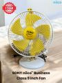 9 inchi  Business Class Soundless High Speed Sony niico Fan(One Year Warranty)-Yellow Color. 