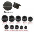 10pcs 12-45mm Chair Leg Caps Inner Hole Dust Cover Furniture Leg Plug Chair Blanking End Caps Protector Hardware. 